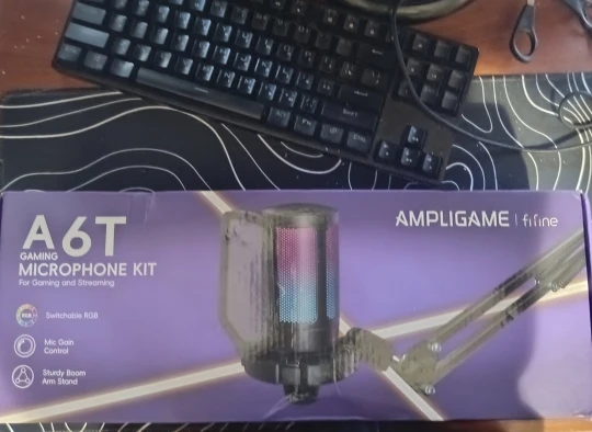 FIFINE USB Gaming Microphone Kit for PC,PS4/5 Condenser photo review