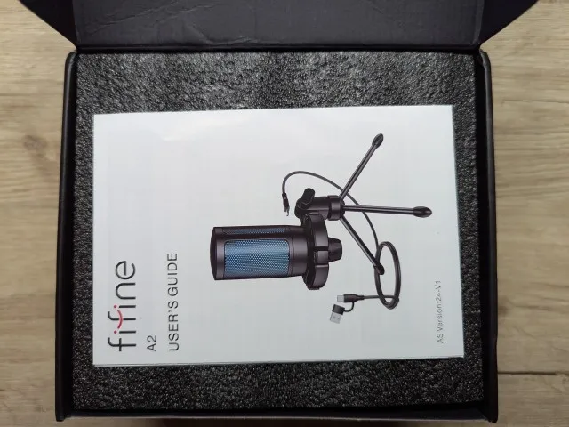 AmpliGame by FIFINE RGB USB Gaming Microphone with photo review