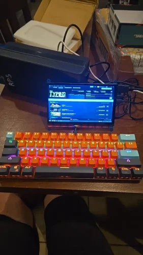 MUCAI MKA610 USB Mini Mechanical Gaming Wired Keyboard photo review