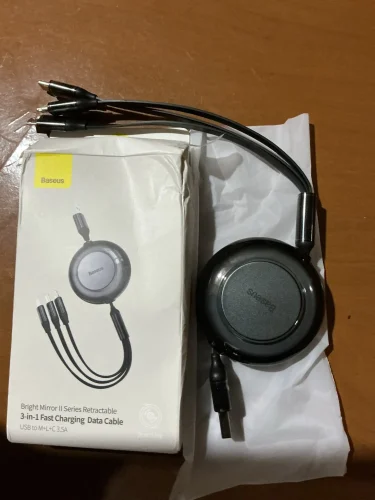 Baseus Retractable 100W 3 in 1 Fast USB photo review