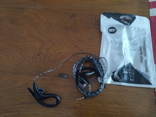 In-ear Headphones Ear Earbuds Volume Control Ear Hook photo review