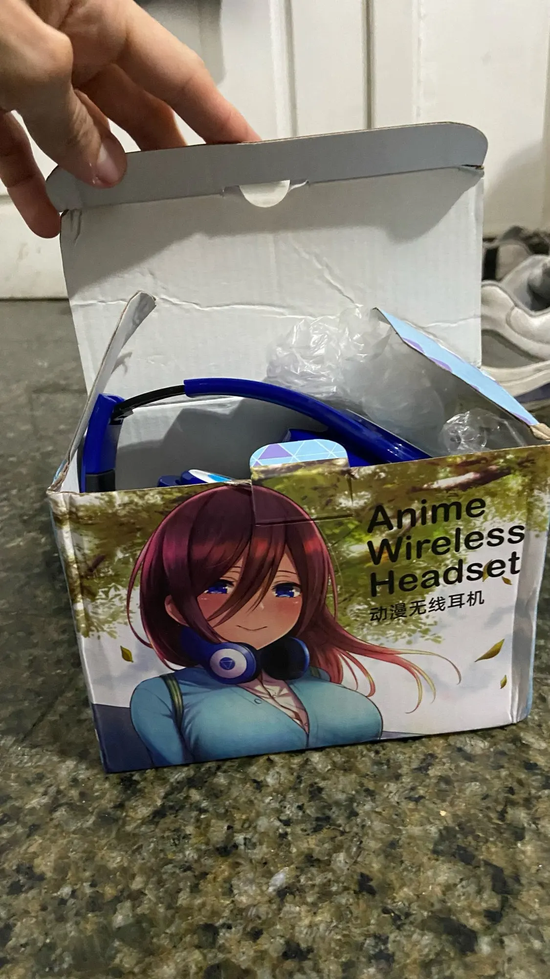 NEW Flash Light Cute Cat Ear Headphones Wireless photo review