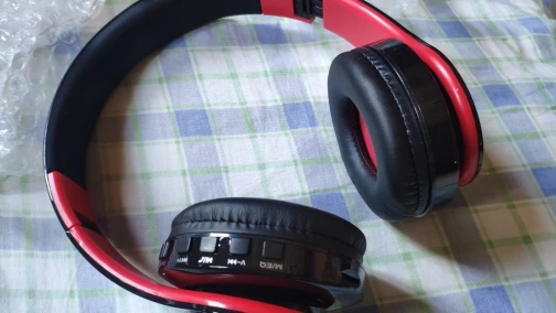 CATASSU Earphone Bluetooth Headphones Over Ear Stereo Wireless photo review