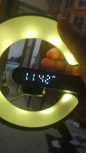 Wireless Charger Pad Stand Speaker TF Card RGB photo review