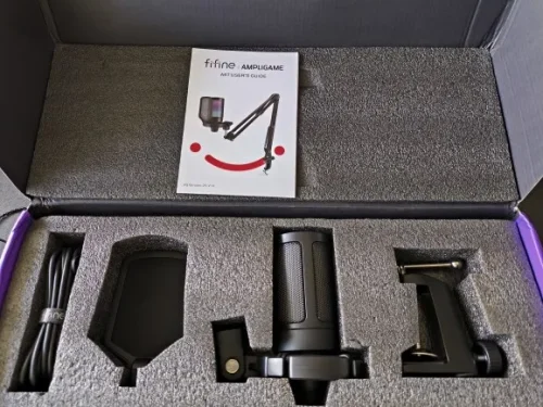 FIFINE USB Gaming Microphone Kit for PC,PS4/5 Condenser photo review