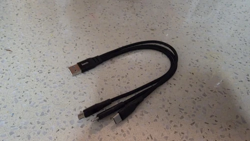HOCO 25cm Short Charge 3 in 1 USB photo review