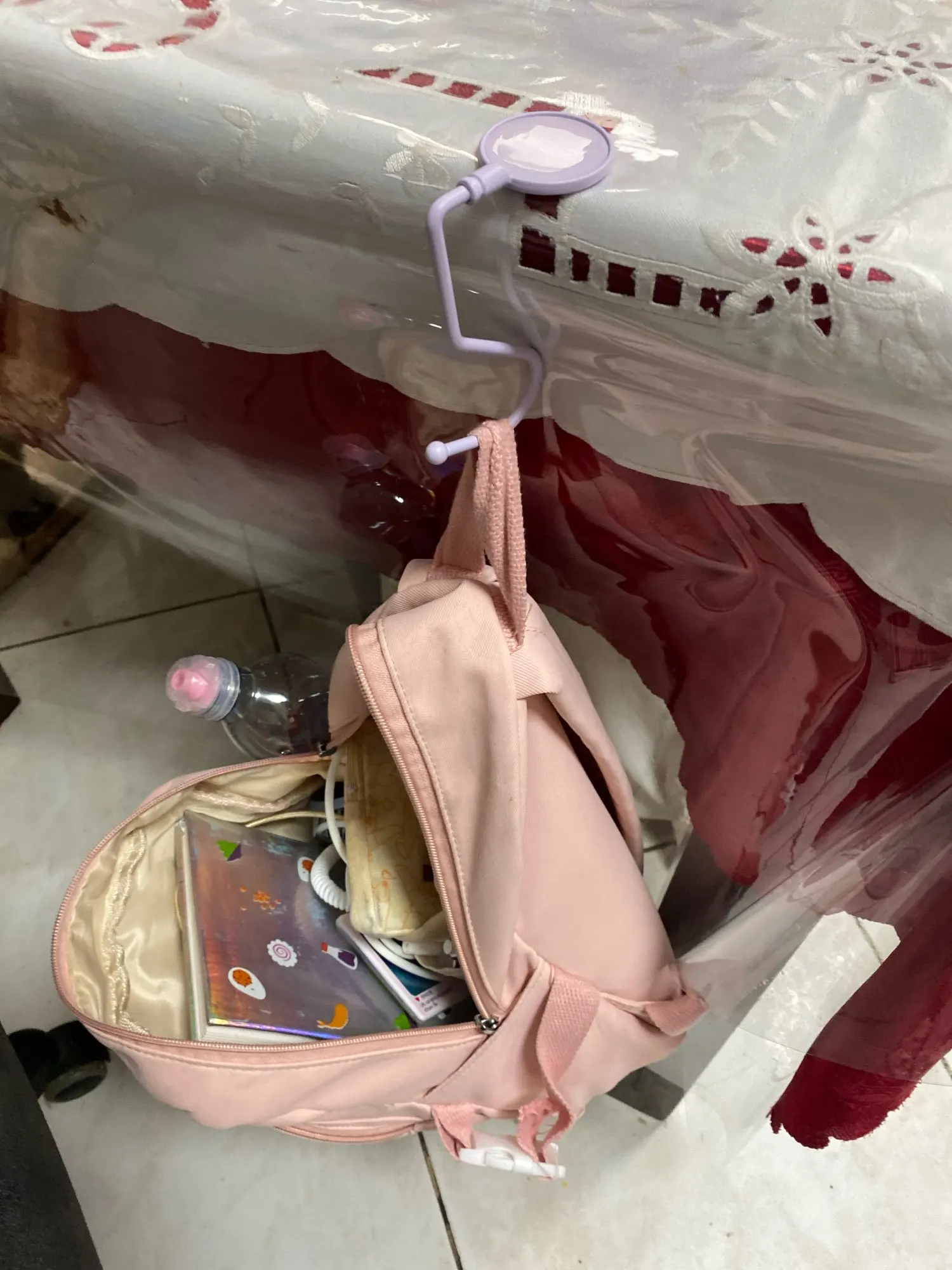 1 Pcs Cute Morandi Bag Hook Heavy Table photo review