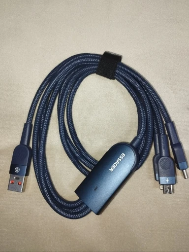 Essager 6A 66W 3 in 1 USB C photo review