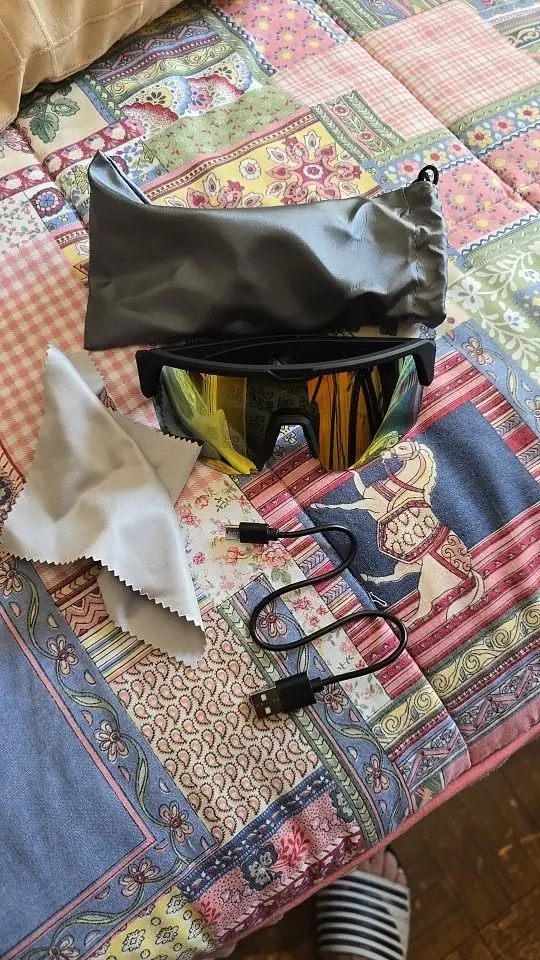 Cycling Running Bluetooth Smart Glasses Technology Audio Call photo review