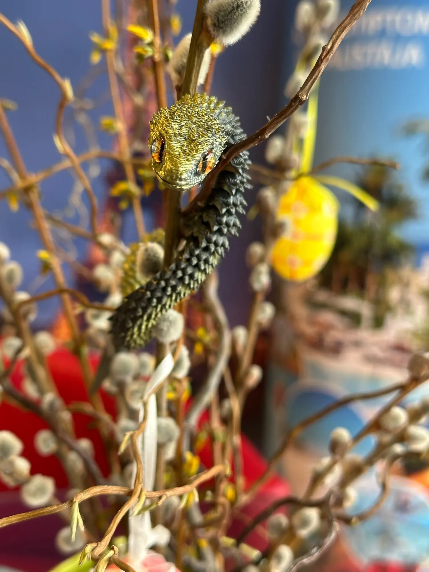 3D Printed Snake with Egg Joint Mobility Simulate photo review