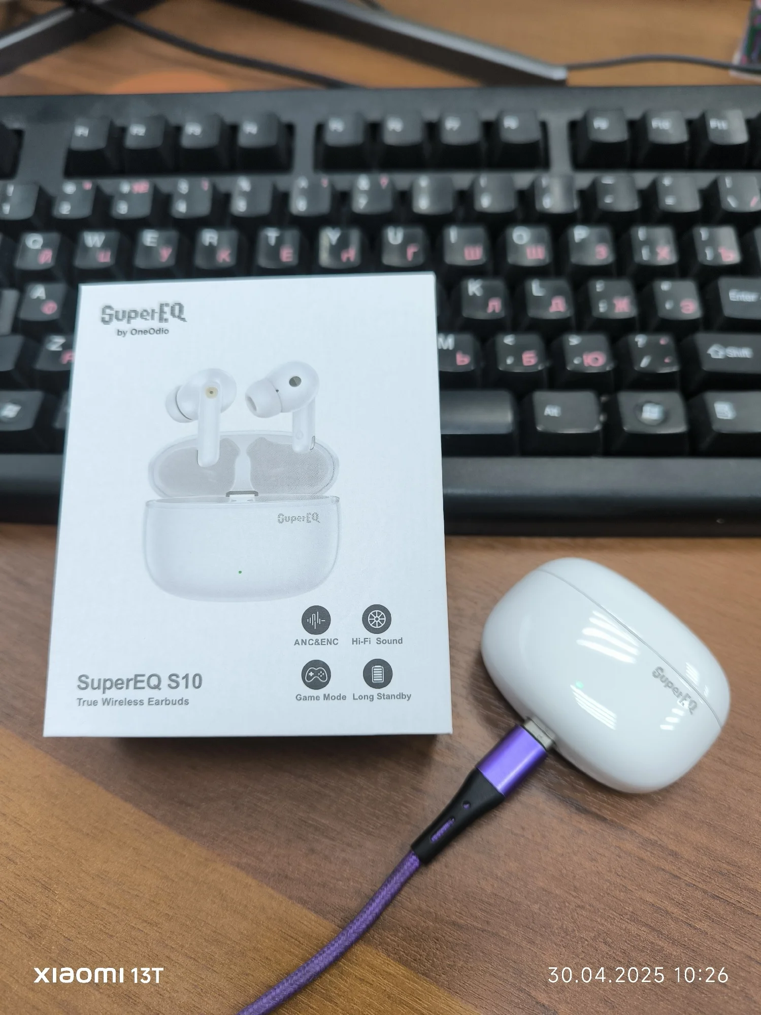 Oneodio SuperEQ S10 ANC Bluetooth 5.4 Wireless Earphones photo review