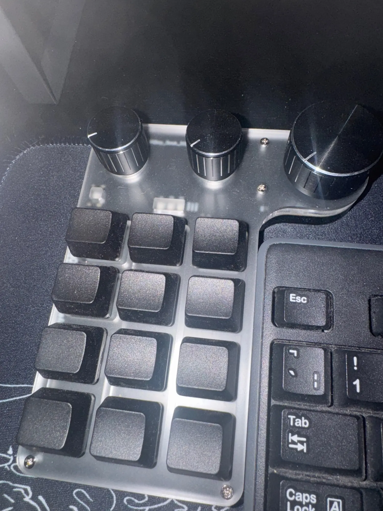 Mini Bluetooth Programming Macro Custom 3 Knob Keyboard photo review