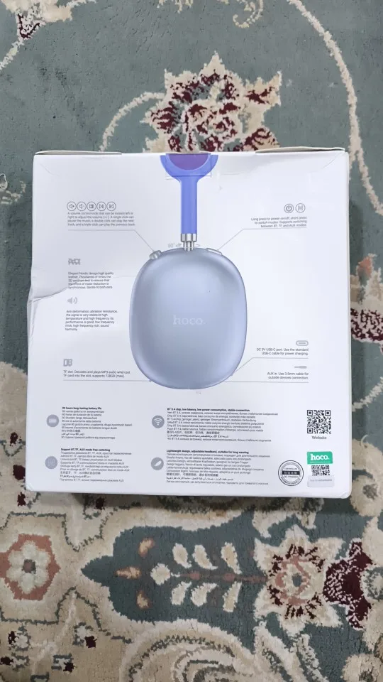 HOCO W55 Over Ear Buetooth Earphone Wireless Music photo review