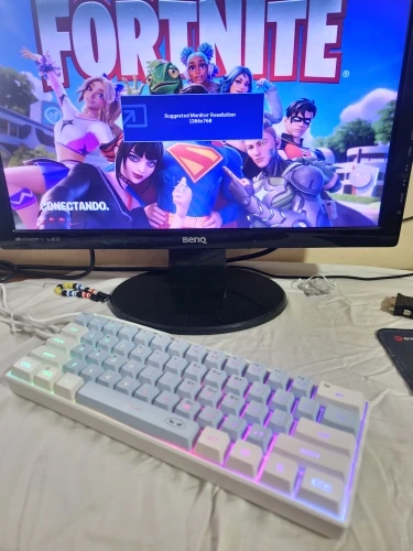 MageGee Mini 60% Gaming Keyboard, RGB Backlit 61 photo review