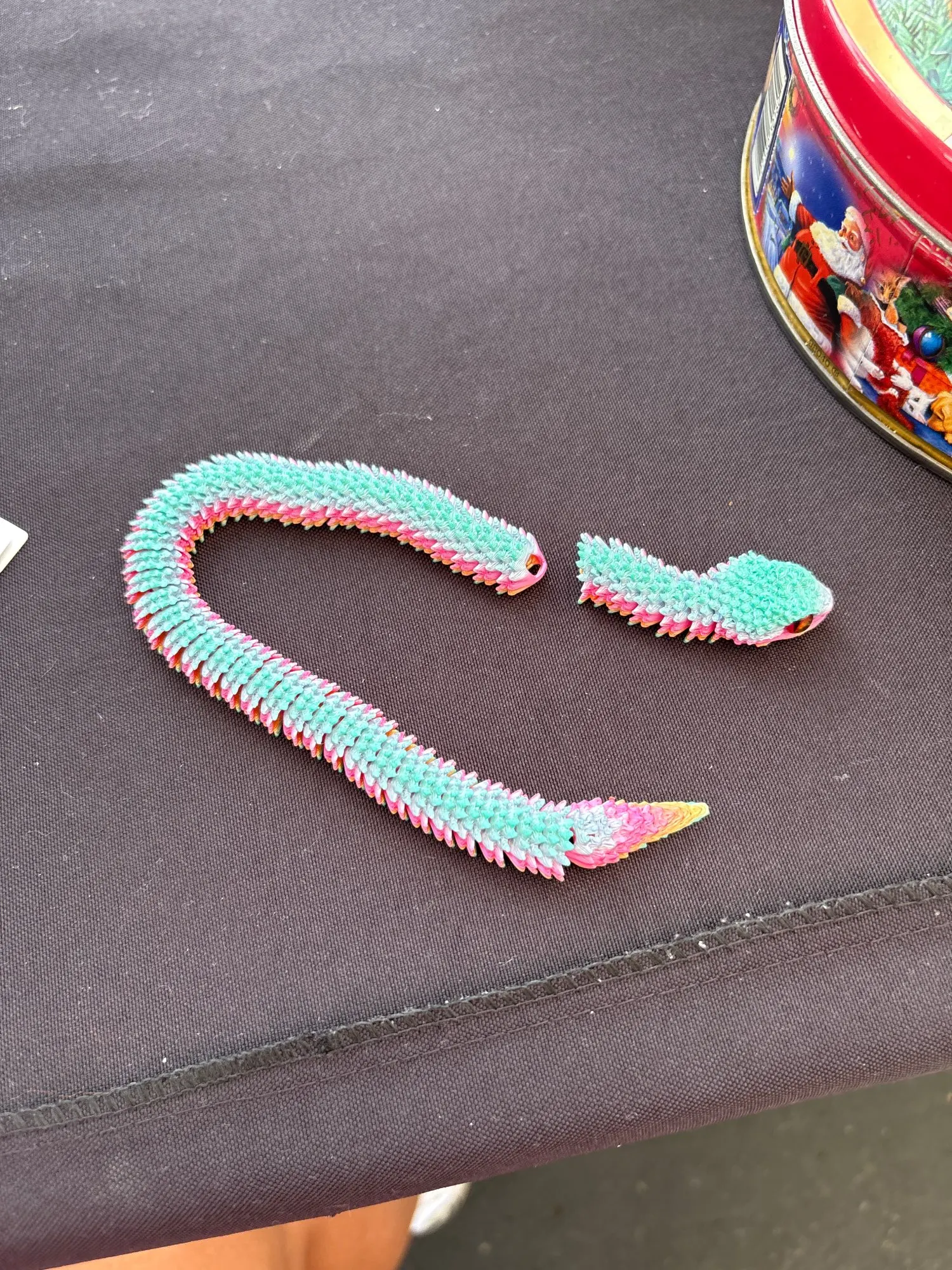 3D Printed Snake with Egg Joint Mobility Simulate photo review