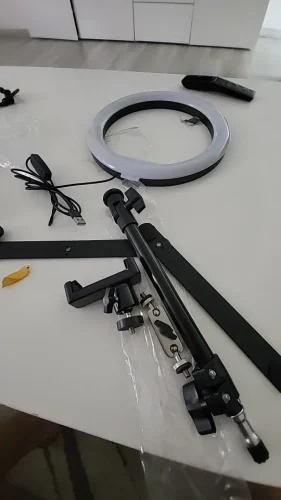 1pc 10 Inch Selfie Ring Fill Light, Dimmable photo review