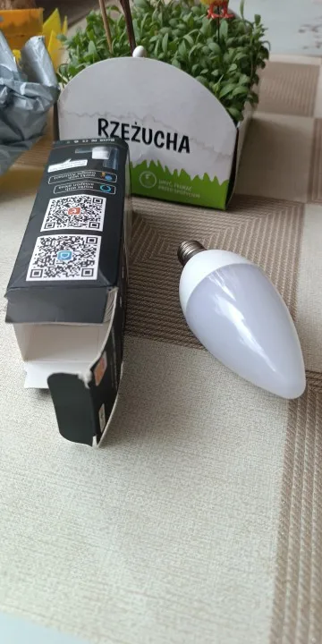 E14 Tuya WiFi Smart LED Bulb Candle Light photo review