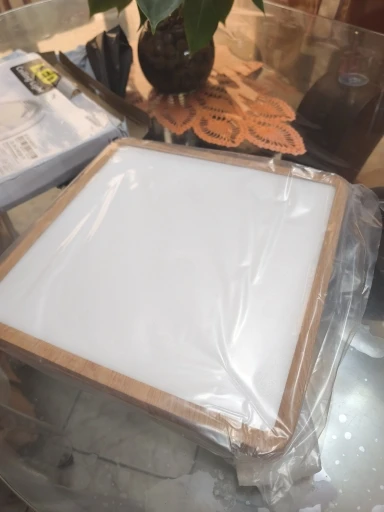 Tuya Smart Ceiling Lamp 36W Wood Grain Square photo review