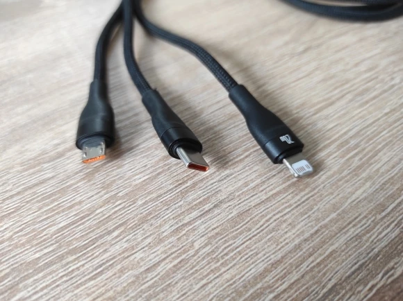 Baseus 3 in 1 USB Type C Cable photo review