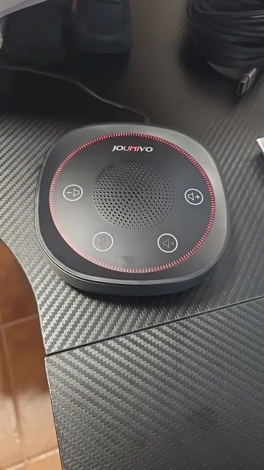 USB Conference Speaker Microphone Wired Touch Key Omni photo review