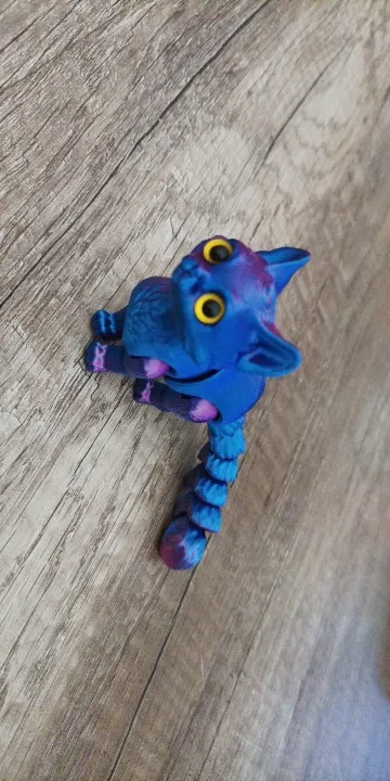 12/16cm 3D Printed Articulated Cute Cats Figurine Miniature photo review