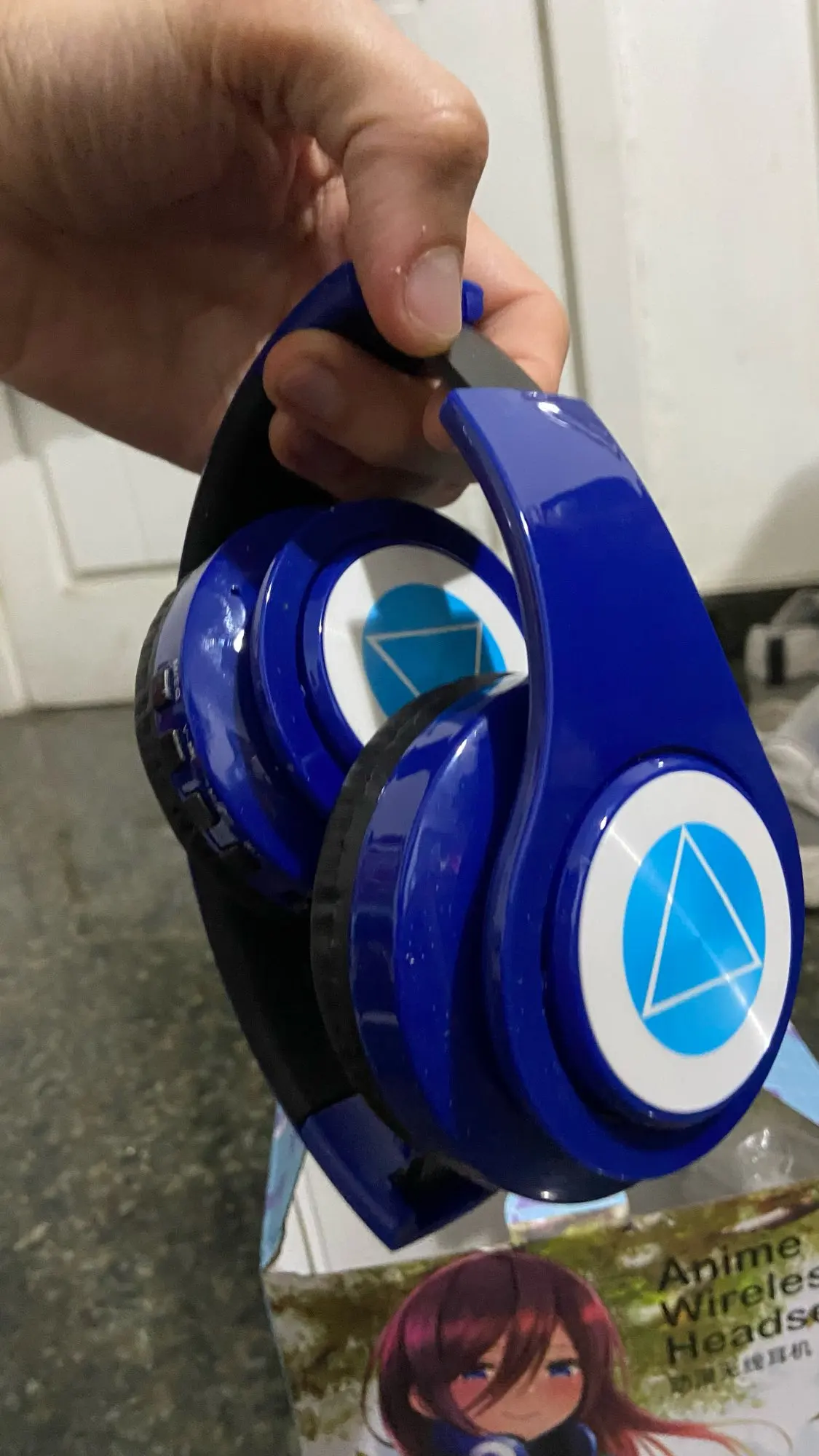 NEW Flash Light Cute Cat Ear Headphones Wireless photo review