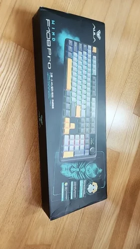AULA F108 pro Wireless Bluetooth Keyboard Macro Gaming photo review