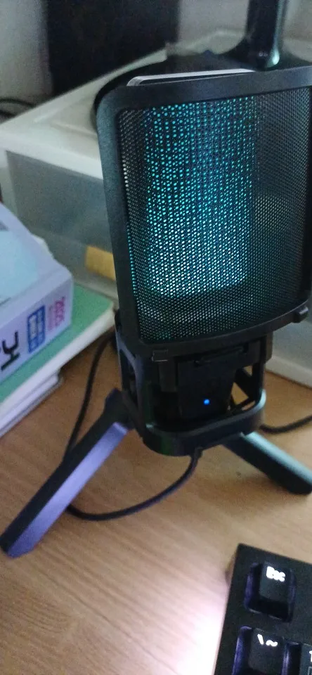 Zealsound RGB USB Condenser Gaming Microphone Computer Professional photo review