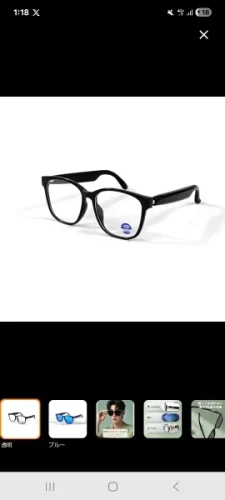 LIGE Fashion AI Smart Bluetooth Glasses Voice Assistant photo review