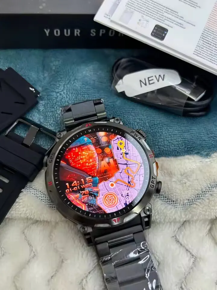 2025 New Military T-Rex3 GPS Smart Watch 10ATM photo review