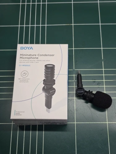 BOYA BY-M100 Wired Microphone Plug and Play Portable photo review