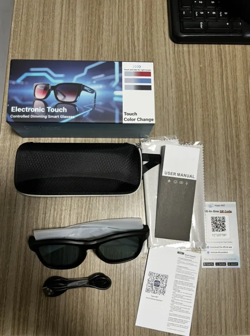 Xiaomi Mijia Electrochromic AI Translation Smart Glasses Touch photo review
