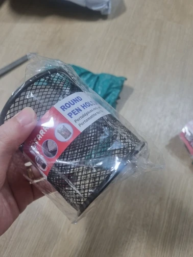 MOTARRO 1Pcs Pencil Holder Office Desk Metal Mesh photo review