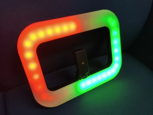 New Handheld Ring LED Rechargeable Fill light Portable photo review