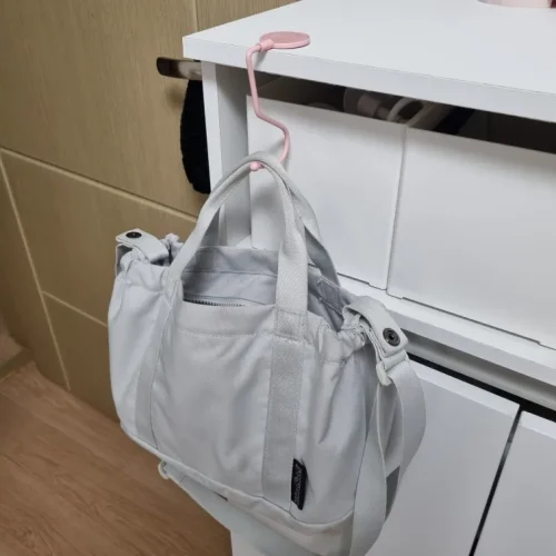 1 Pcs Cute Morandi Bag Hook Heavy Table photo review