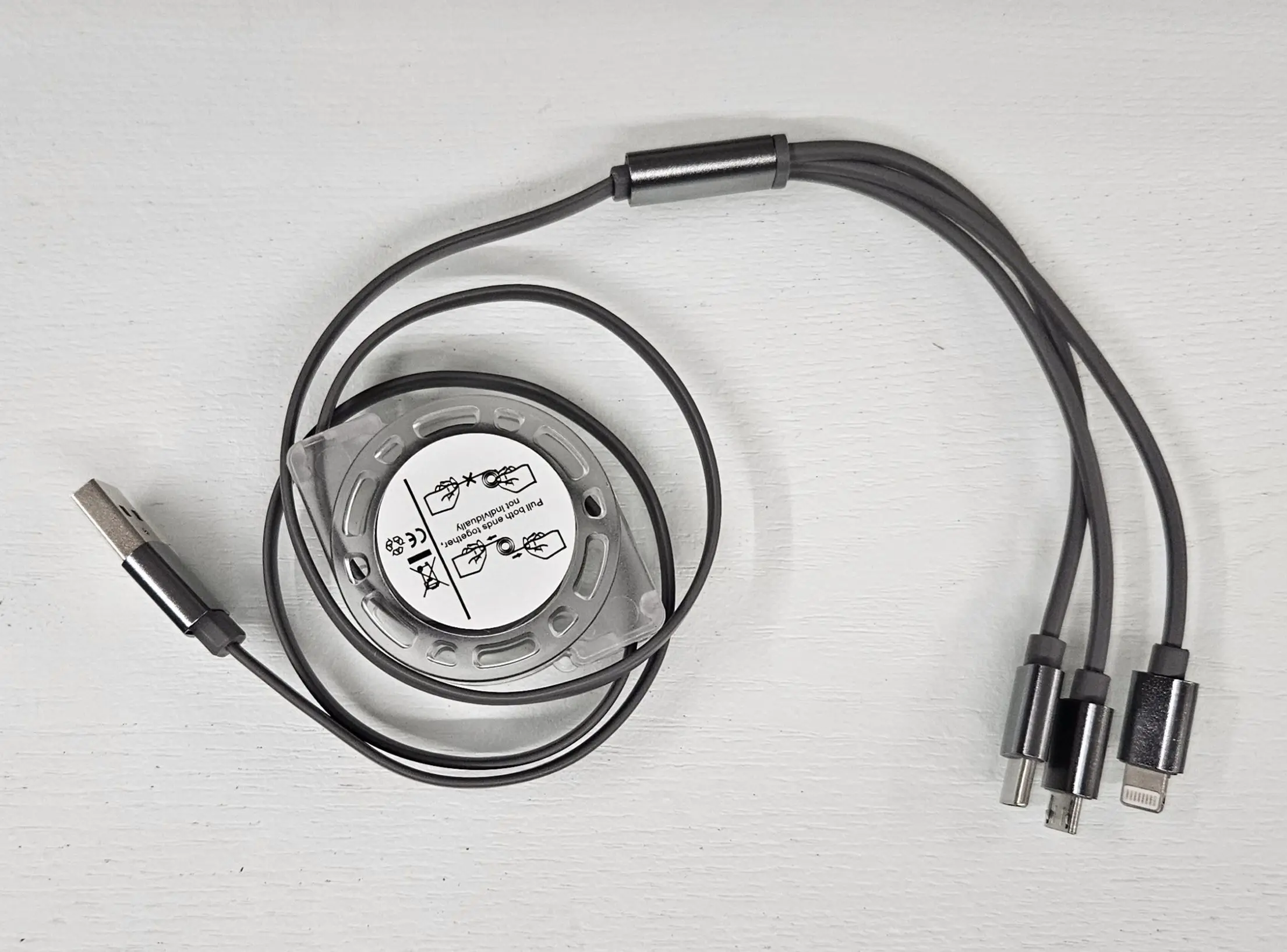 3 in 1 Telescopic Cable Suitable for Apple photo review