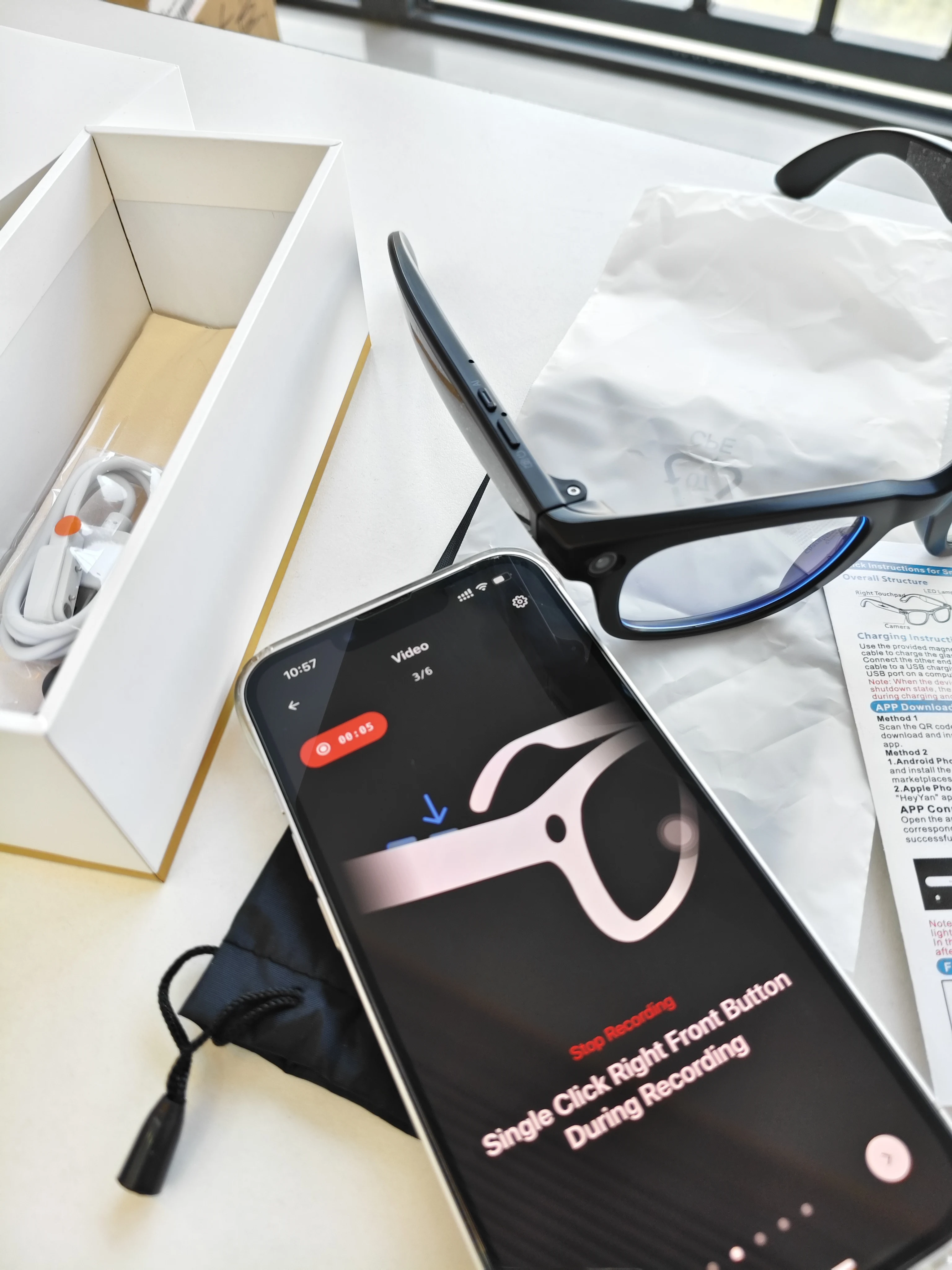 2025 New Upgrade Smart Glasses With Camera Video photo review