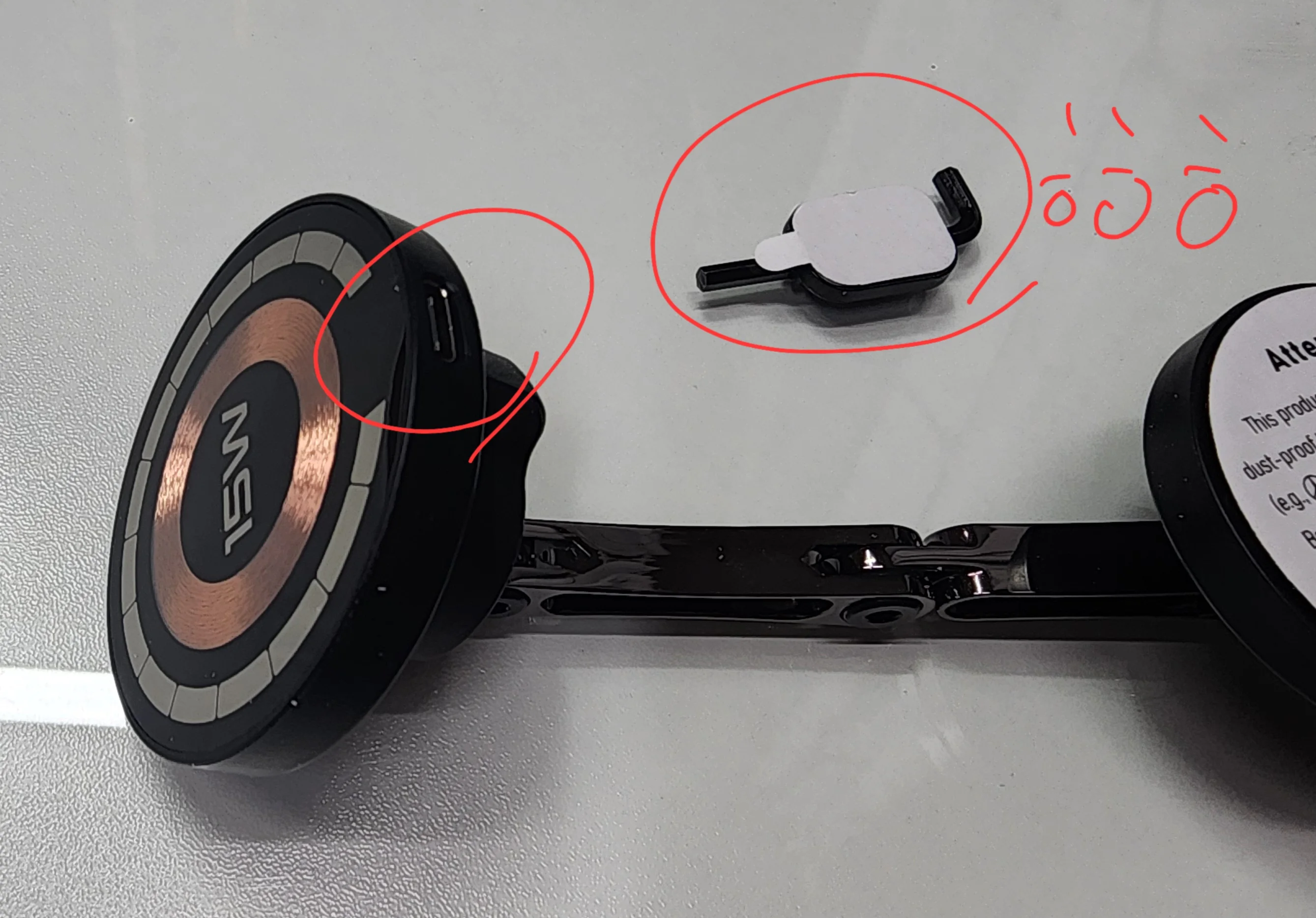 Magnetic Car Wireless Charger Stand Magnet Car Mount photo review