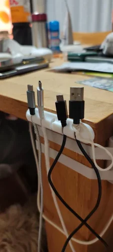 Silicone USB Cable Organizer USB Charging Cable Winder photo review