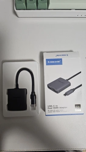 Lemorele 2 Port USB C Hub to Dual photo review