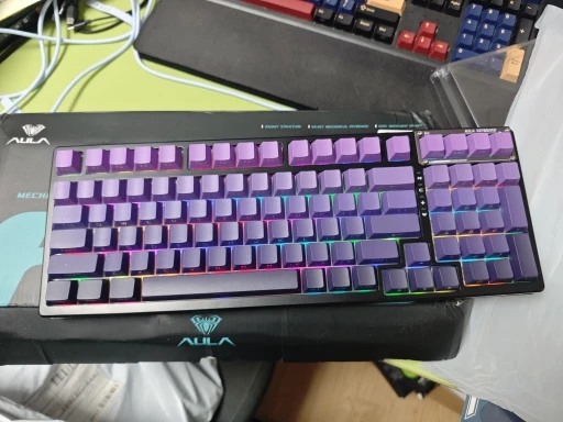 AULA F98 Gaming Mechanical Keyboard Full-size Three-mode Bluetooth/2.4G/USB-C photo review