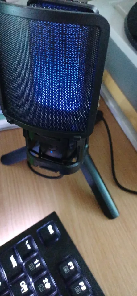 Zealsound RGB USB Condenser Gaming Microphone Computer Professional photo review
