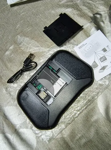 Bluetooth Wireless Mini Keyboard Backlit 2.4G USB English photo review