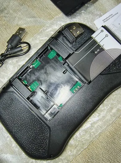 Bluetooth Wireless Mini Keyboard Backlit 2.4G USB English photo review