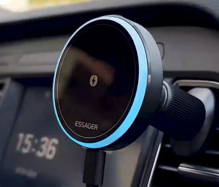Essager Magnetic Wireless Charger Car Phone Holder 15W photo review
