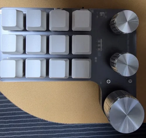 Mini Bluetooth Programming Macro Custom 3 Knob Keyboard photo review