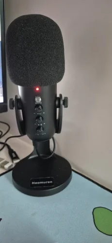 Haomuren USB Microphone for PC Mac Gaming Recording photo review