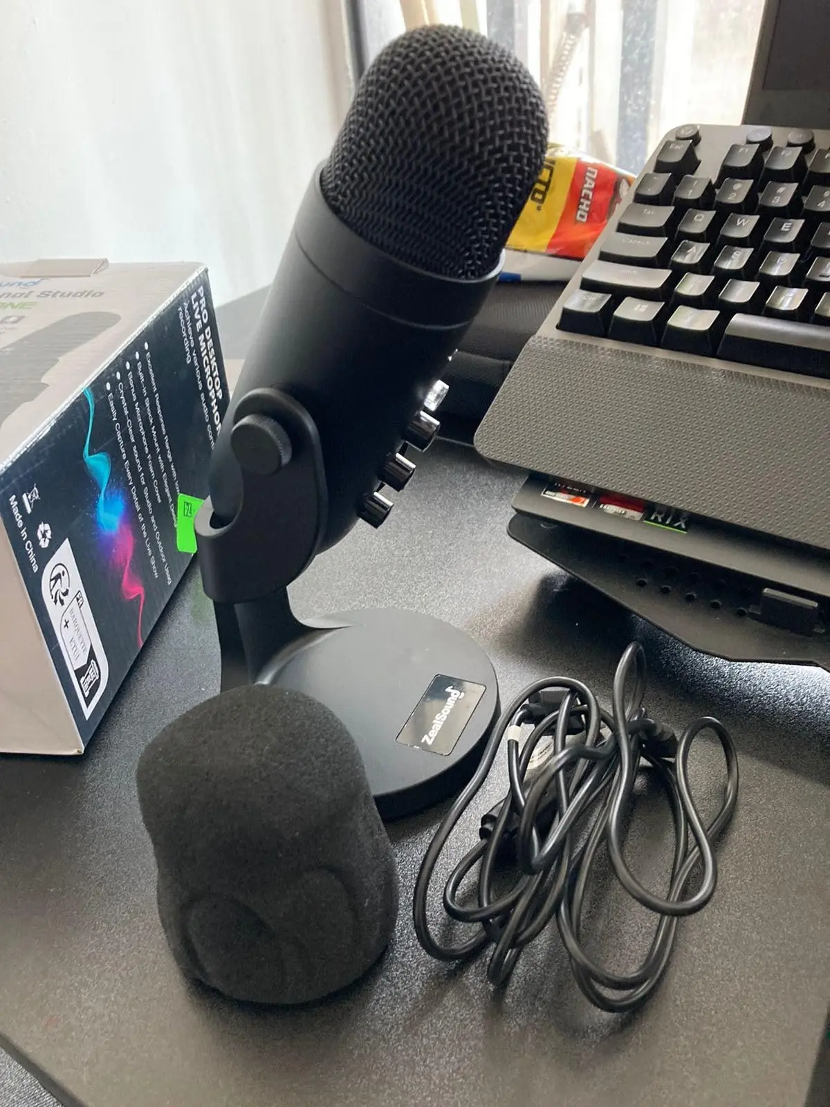 Haomuren USB Microphone for PC Mac Gaming Recording photo review