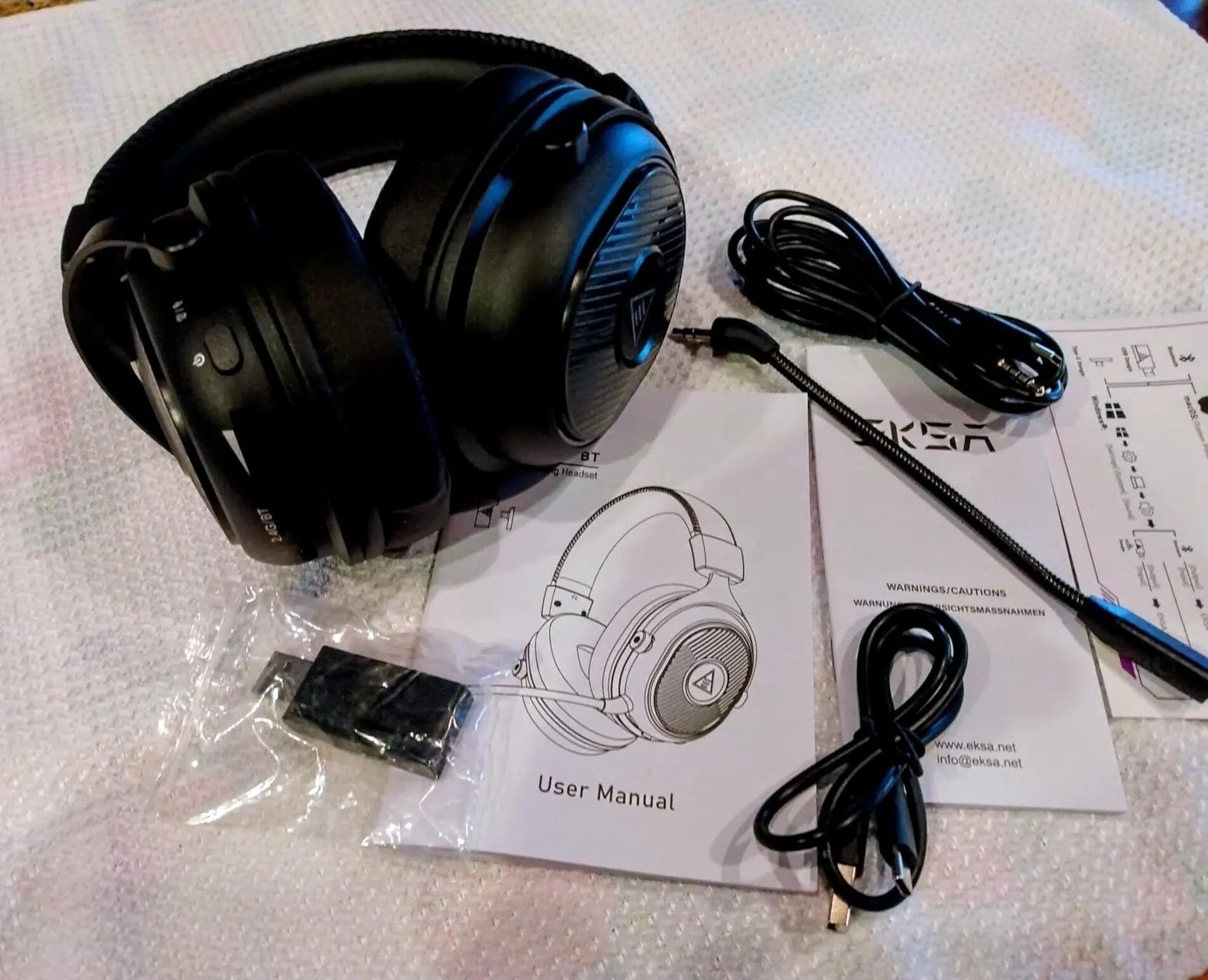 Oneodio EKSA MaKo BT Bluetooth Gaming Headset Over photo review