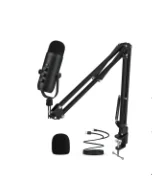 Haomuren Professional USB Streaming Podcast PC Microphone Studio photo review